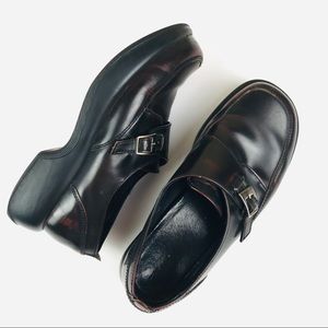 Dansko Marbled Buckle Loafer Clog Slip On